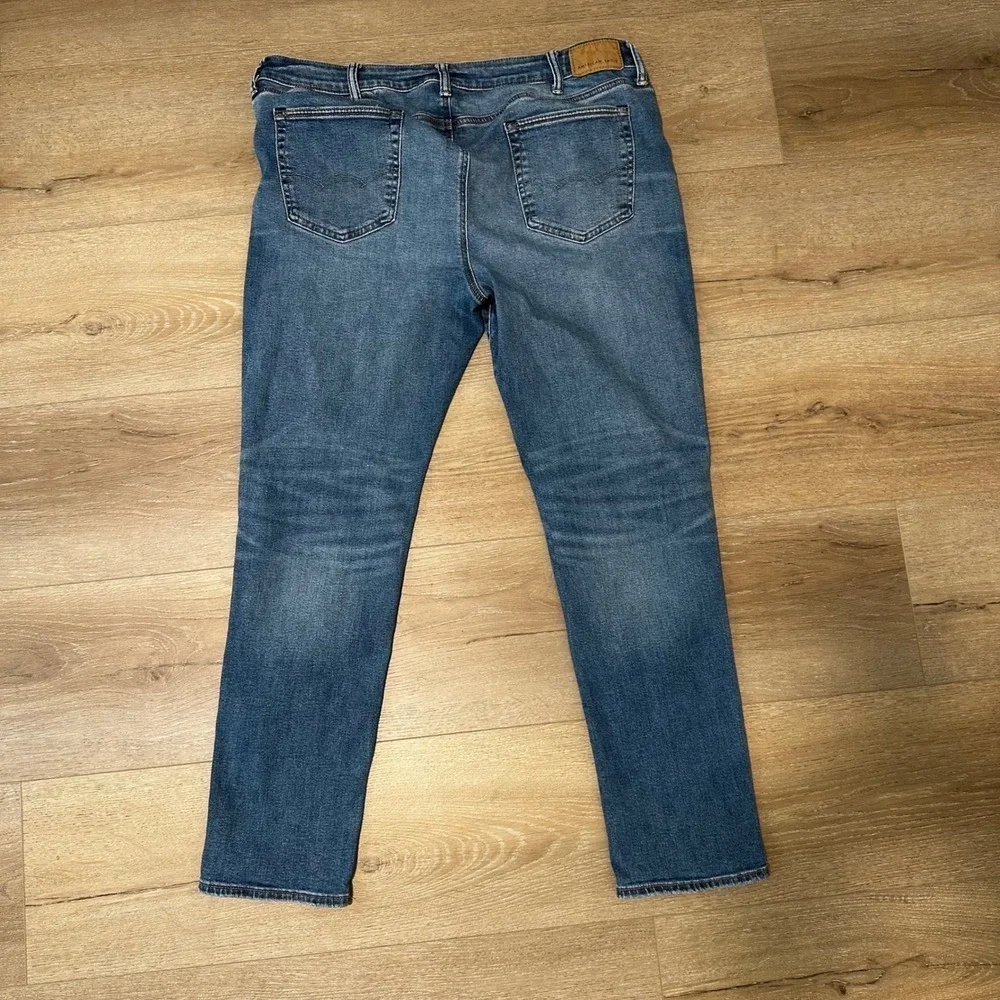 American Eagle Air‎ Flex Skinny Jeans Mens Size 40x32 Casual Summer Medium Wash